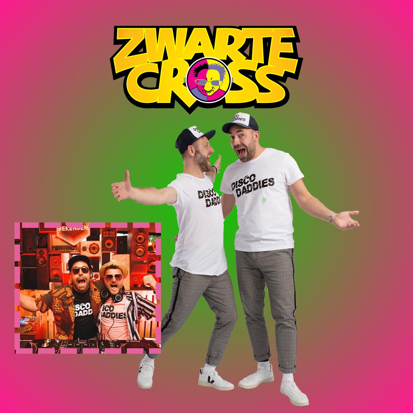 🪩 DE DISCO DADDIES OP DE VIERDAAGSEFEESTEN EN DE ZWARTE CROSS🚀❤️🪩

💥Dubbel feest. Dubbel gekte. Dubbel Daddies🕺🕺Eerst knallen de Disco Daddies op de @vierdaagsefeesten (Plein 44) in Nijmegen en rijden daarna linea recta door naar de Zwarte Cross om de @discosnolly festivaltent volledig op z’n kop te zetten! 💨🚗💨
.
🎪 Een tent met plek voor 8000 feestbeesten,
🎶 Een arsenaal aan tijdloze platen,
🤣 Een dosis humor,
😊 En altijd die grote glimlach.
.
🔥 Bereid je voor op een feest waar je niet omheen kan. Geen standaard set, maar een show vol interactie, energie en liefde voor het publiek.
📍 Twee van de grootste festivals van Nederland – één dag, één DJ-act, de Disco Daddies.
.
📍 Plein 44 – Vierdaagsefeesten @plein44nijmegen 
📍 Disc Snolly – Zwarte Cross @donnamusicbookings 
.
#DiscoDaddies #Vierdaagsefeesten #ZwarteCross #DiscoSnolly #FestivalZomer #MeestInteractieveDJ #Confetti #FeestMetEenGlimlach #TijdlozePlaten #VanNijmegenNaarLichtenvoorde #disco #djact #festival #zwartecross